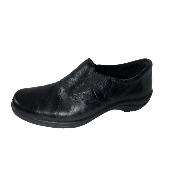 Romika Cassie 24 Women's Loafer Footbed Leather Black Comfort Shoes Size 7.5/38 - Picture 1 of 9